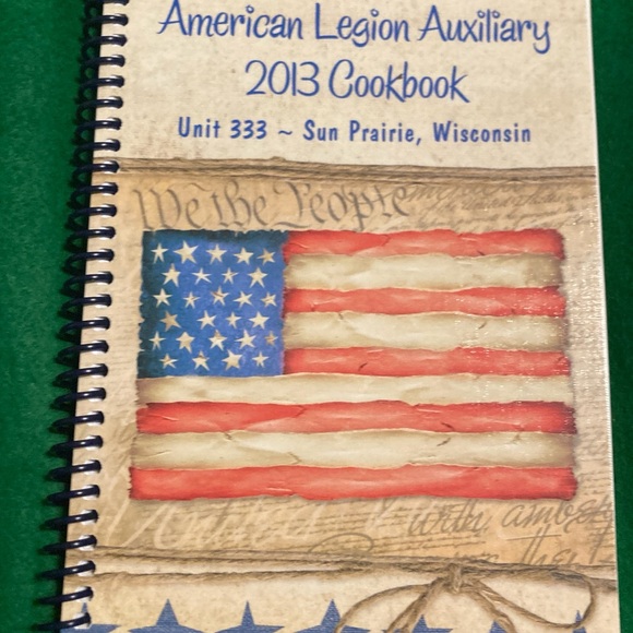 American Legion Other - Vintage 2013 American Legion Auxillary Cookbook Unit 333 Sun Prairie WI